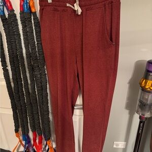 Vuori Men’s Small Ponto Performance Pants Reddish-Orange